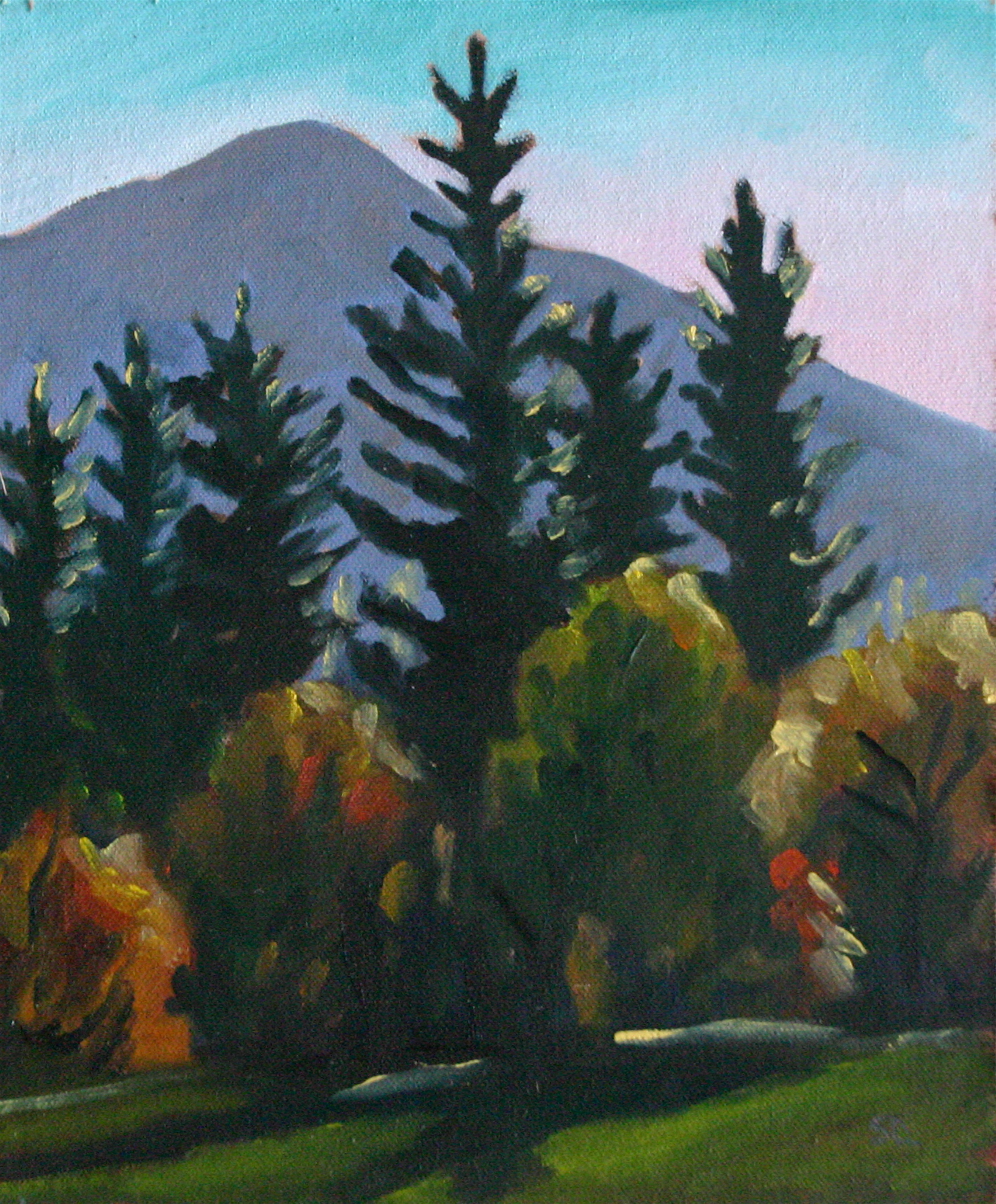 "Afternoon Sun, Awahnee Meadow, Yosemite oil on panel 9 x 12 SOLD