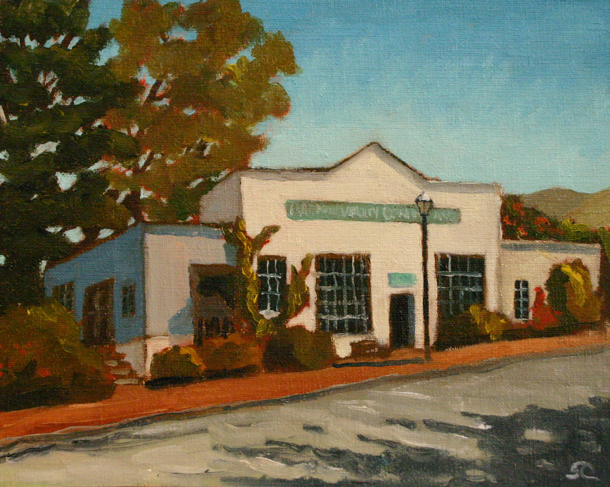 "Harmony Post Office" oil on canvas 8 x 10 sold