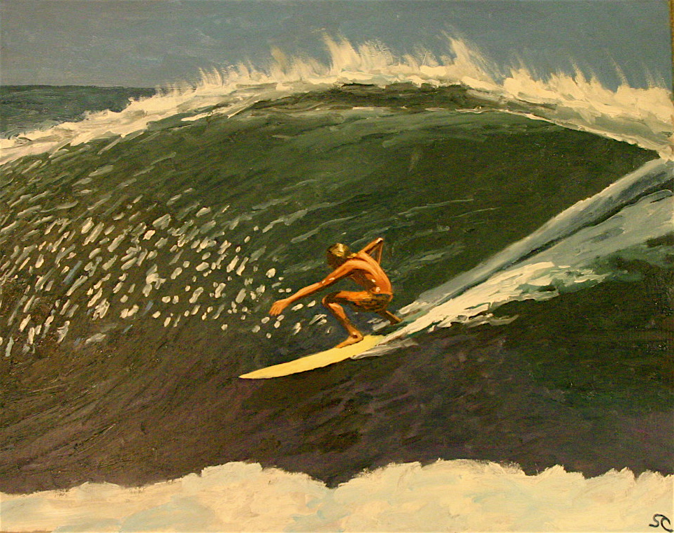 "Centro America 1972" oil on canvas 20 x 24 sold