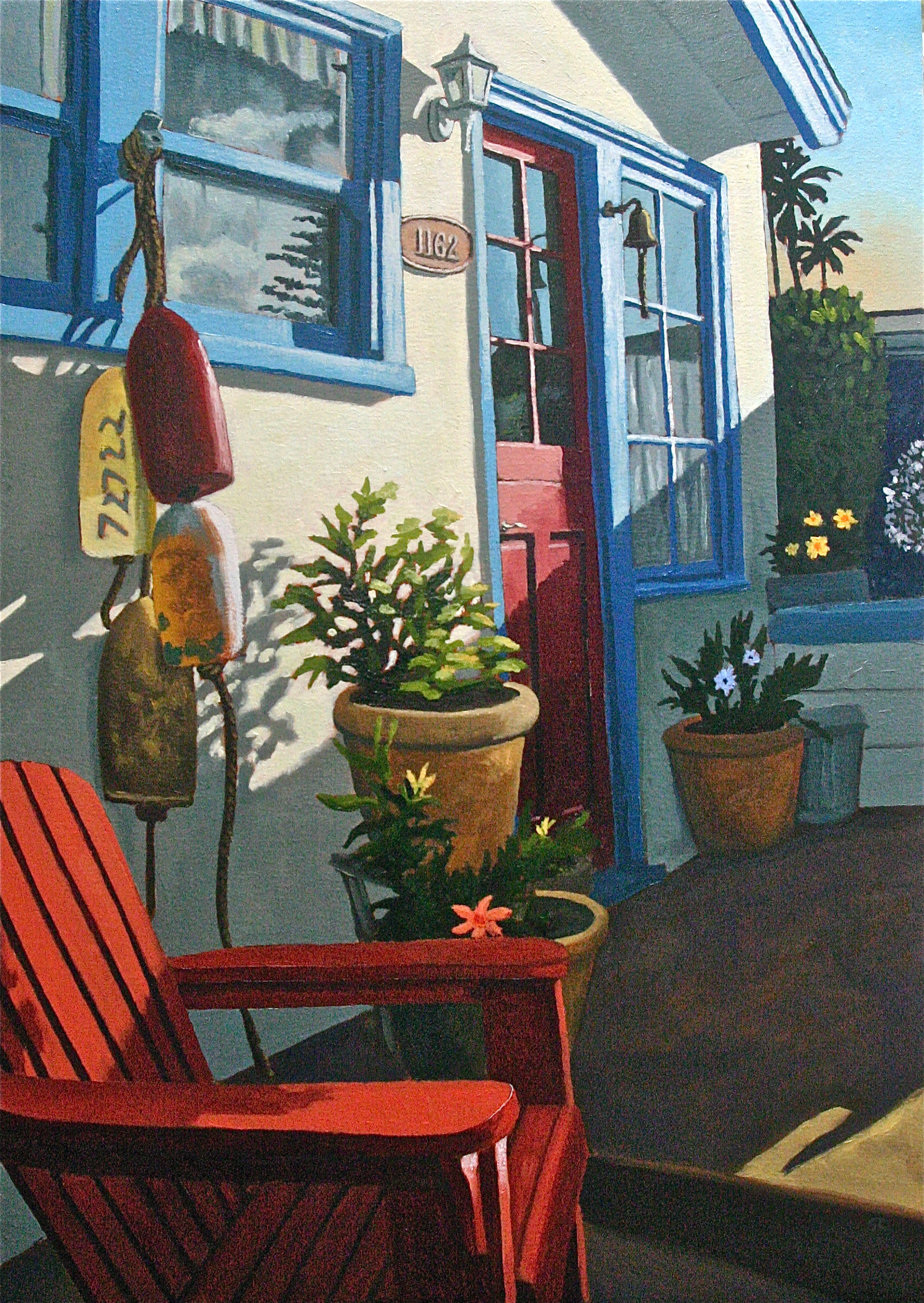 "Front Porch" oil on canvas 24 x 36 sold