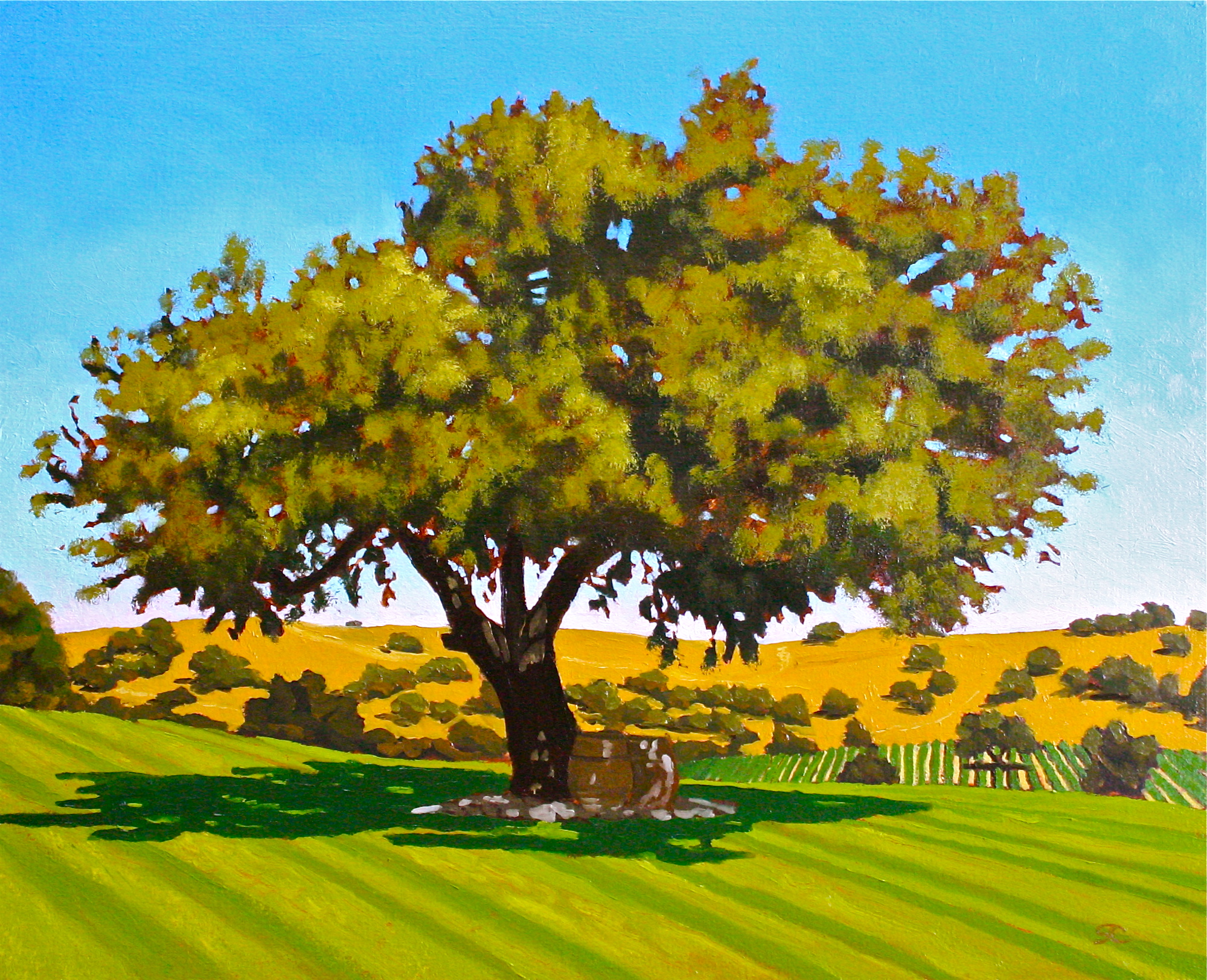 "The Wedding Tree" oil on canvas 16 x 20  sold