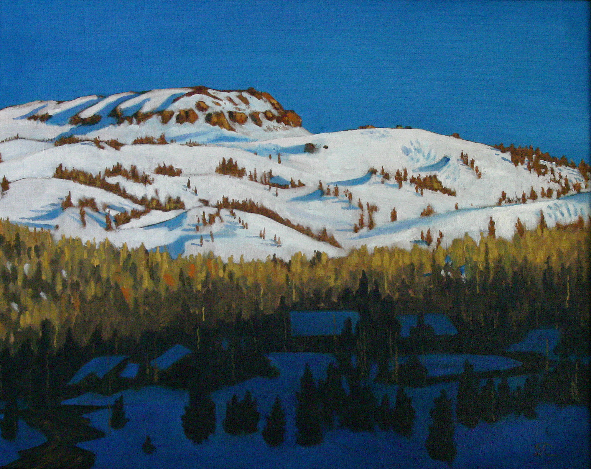 Brian Head Peak, Utah   oil on canvas 16 x 20
