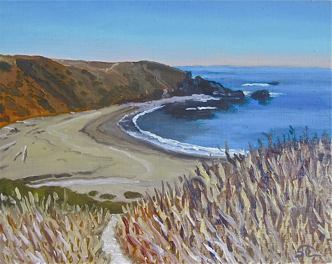 Fort Ross Cove    oil on canvas 8 x 10
