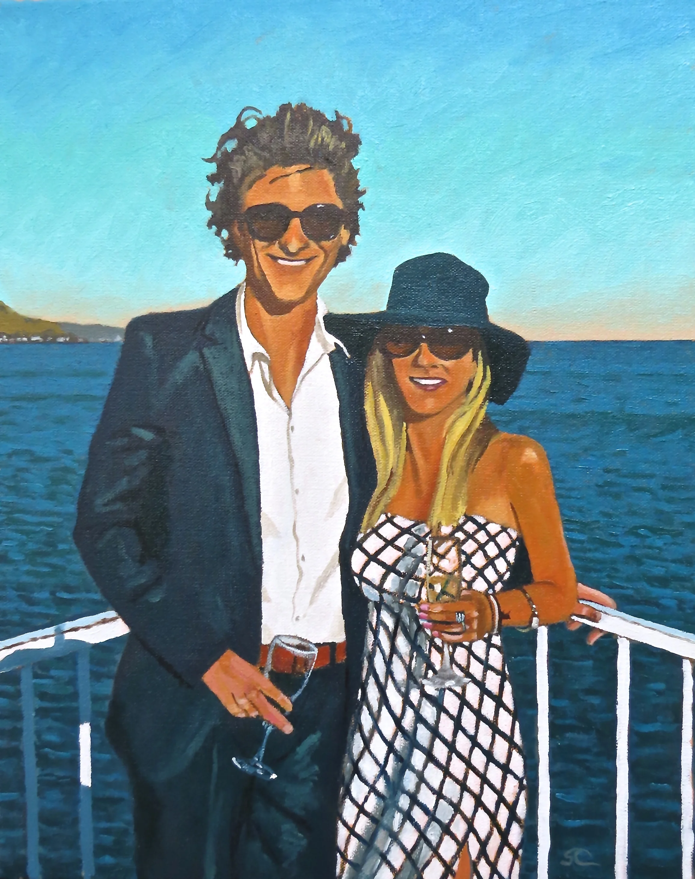 "Portrait" oil on canvas 24 x 30 Levy collection