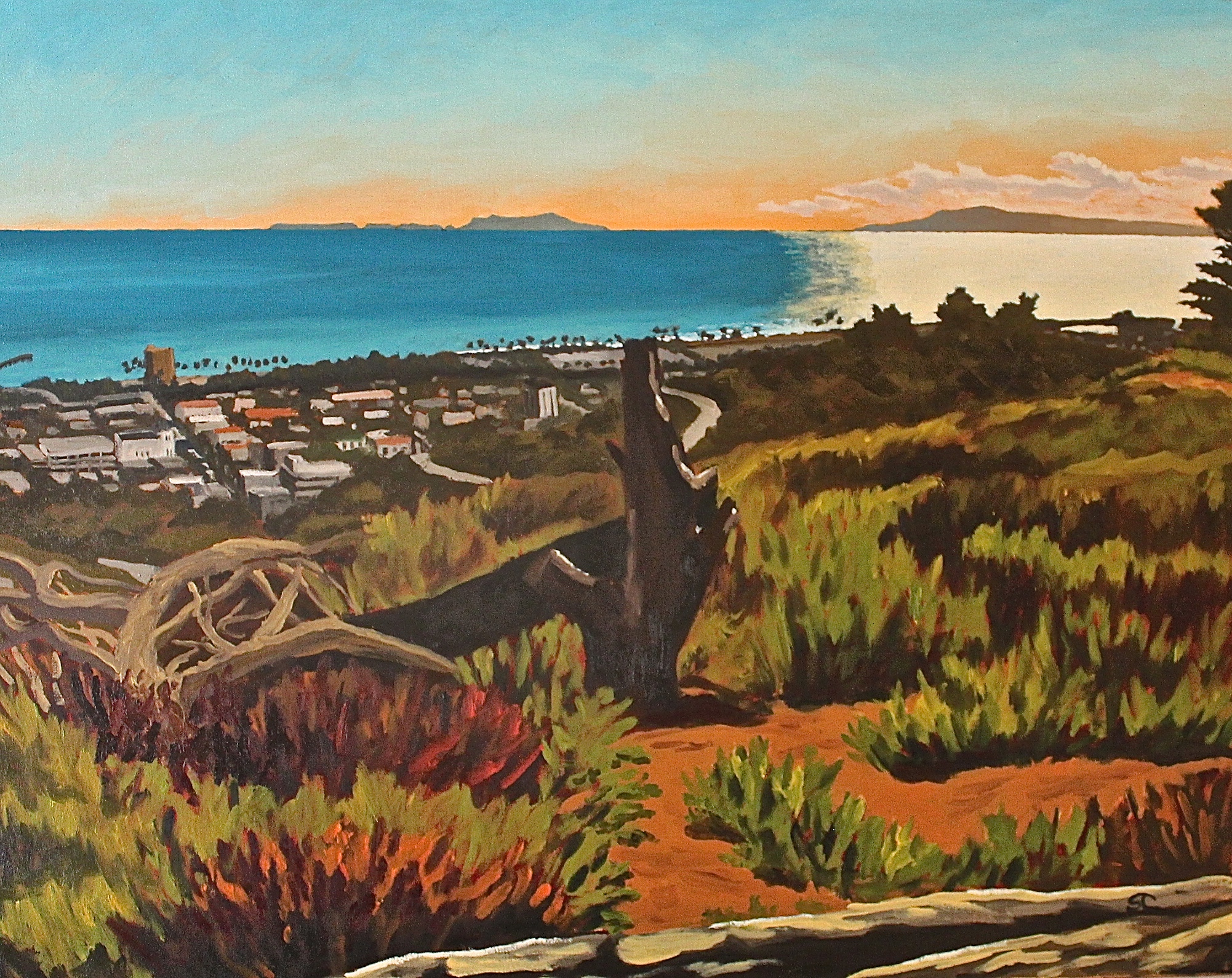 "Top of the Hill" oil on canvas 24 x 30