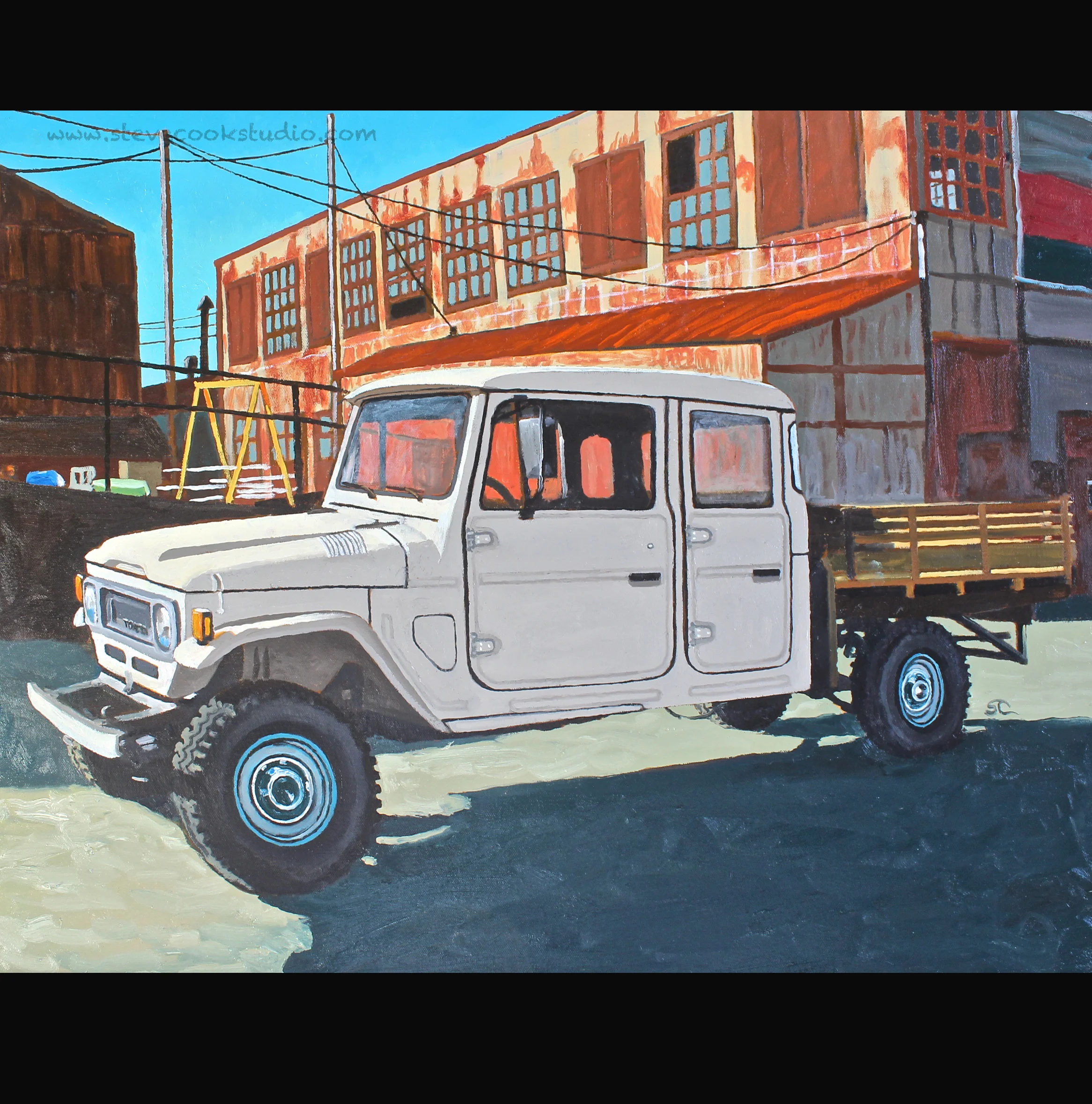 "John's Truck" oil on canvas 24x30