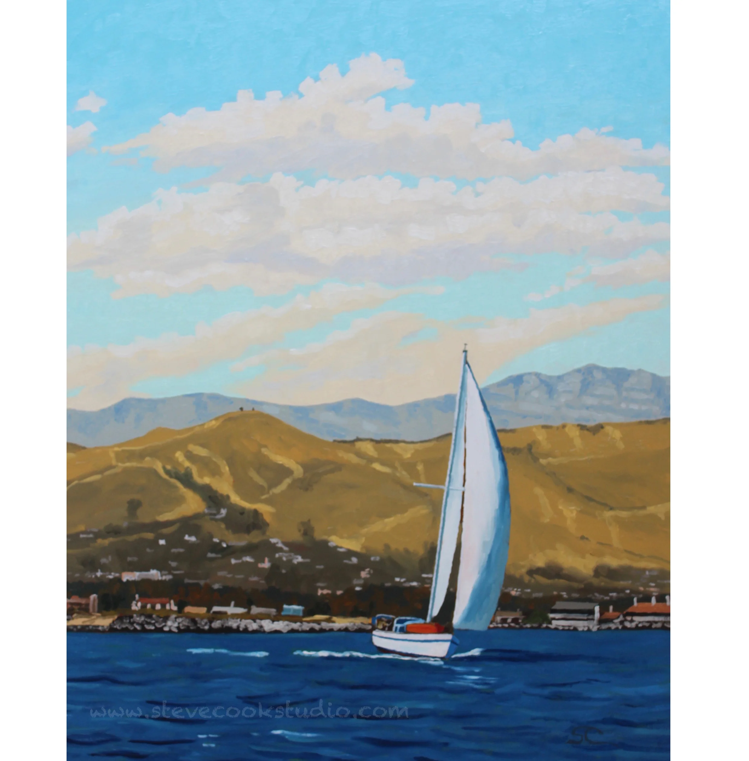 "Heading Out" oil on canvas 24 x 30