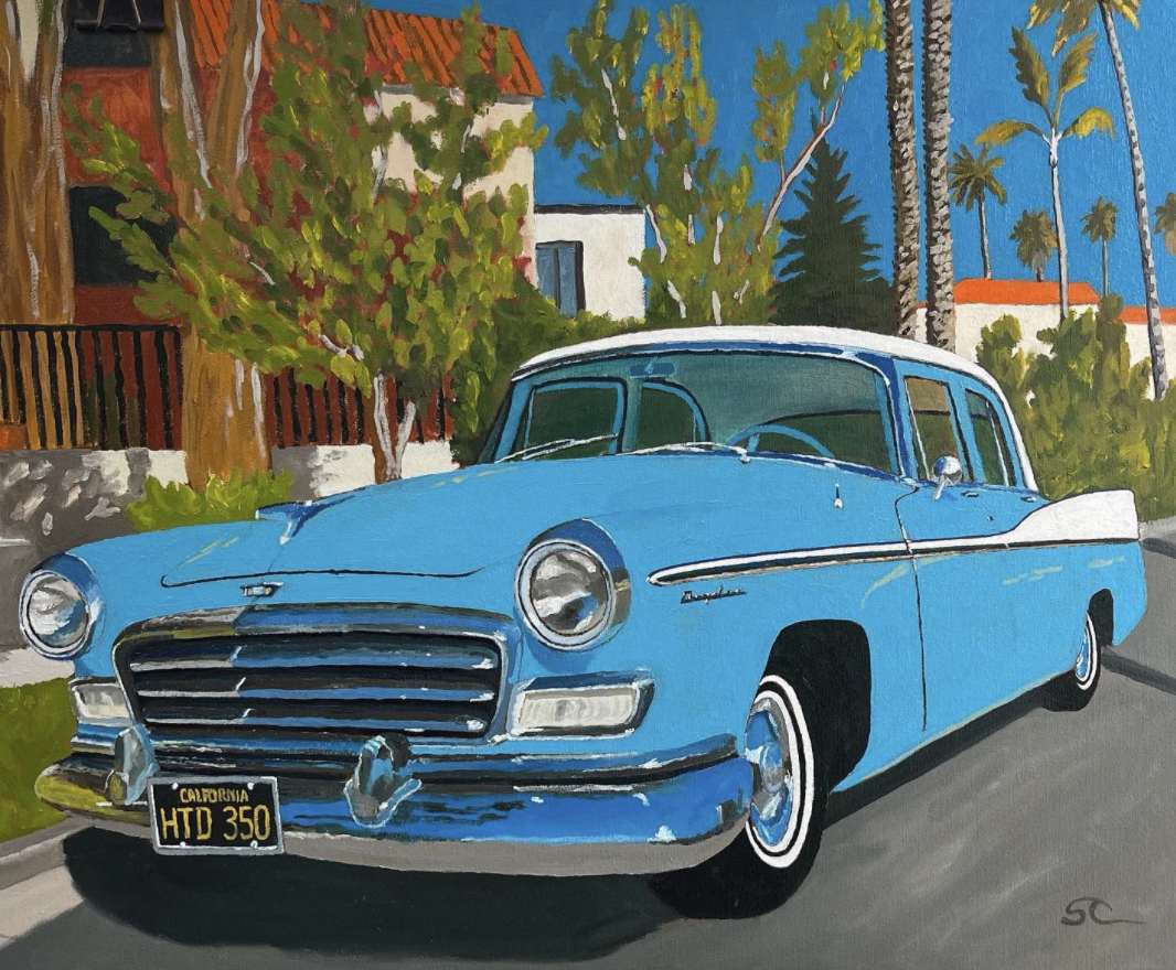  “Classic Chrome, Chrysler” oil on canvas 24x30   