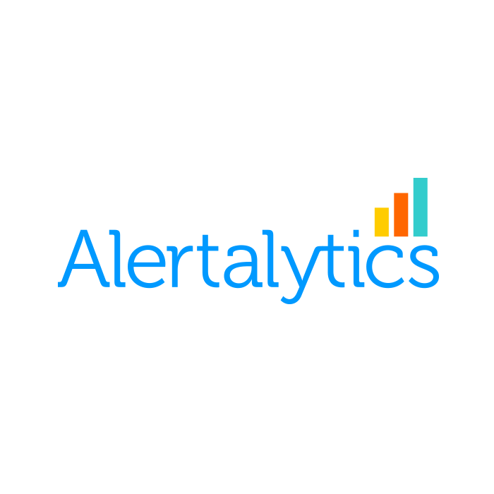 Alertalytics logo. A analytics dashboard. SUMO Heavy side project.
