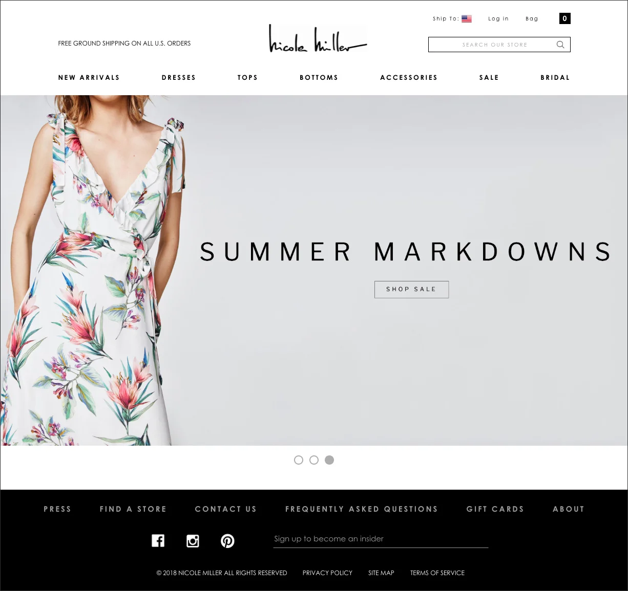 nicole miller website