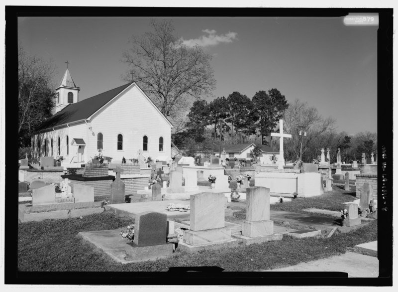 lossy-page1-800px-View_of_cemetery_and_church_looking_from_the_southwest_-_St._Augustine_Roman_Catholic_Church,_Highway_484,_Melrose,_Natchitoches_Parish,_LA_HABS_LA-1316-8.tif.jpg
