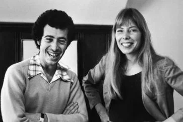 David Geffen and Joni Mitchell