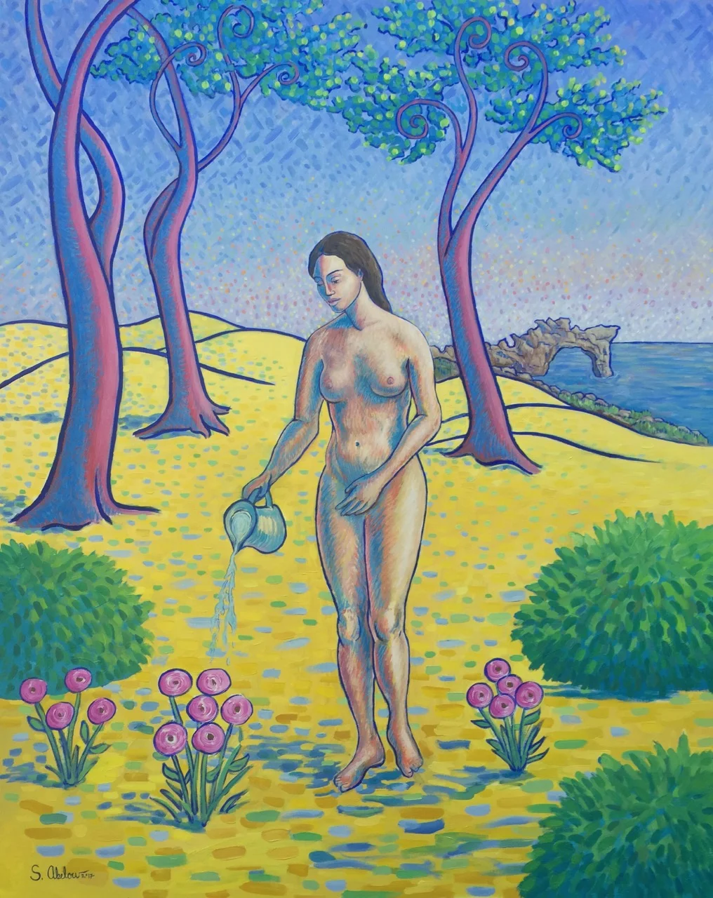 Eros, The Archetypal Feminine, Oil paint on canvas, 60x48 inches
