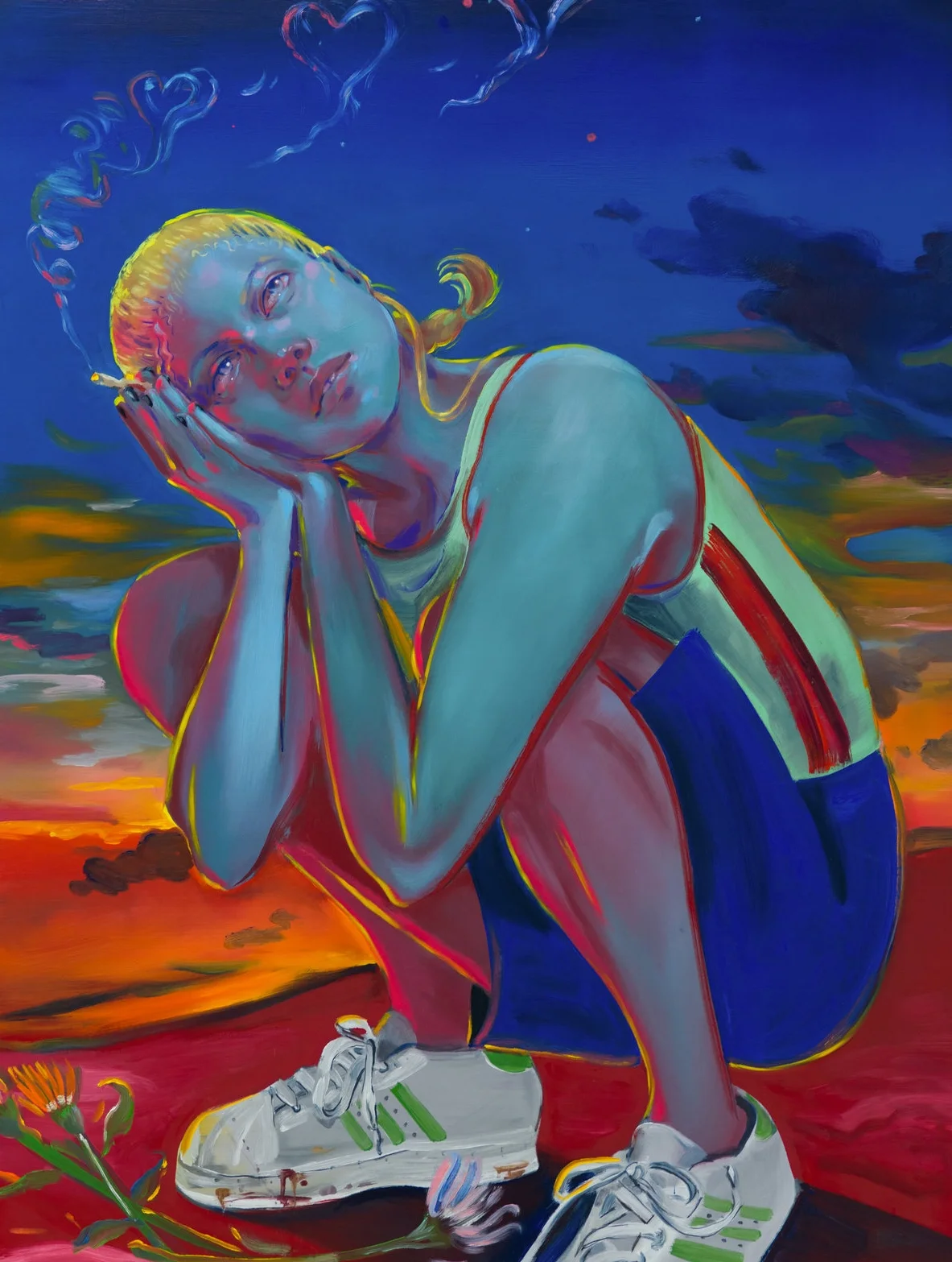 “Teenage Dream.” Haley Josephs, 2018. Picture via http://www.315gallery.com/finger-in-the-hive