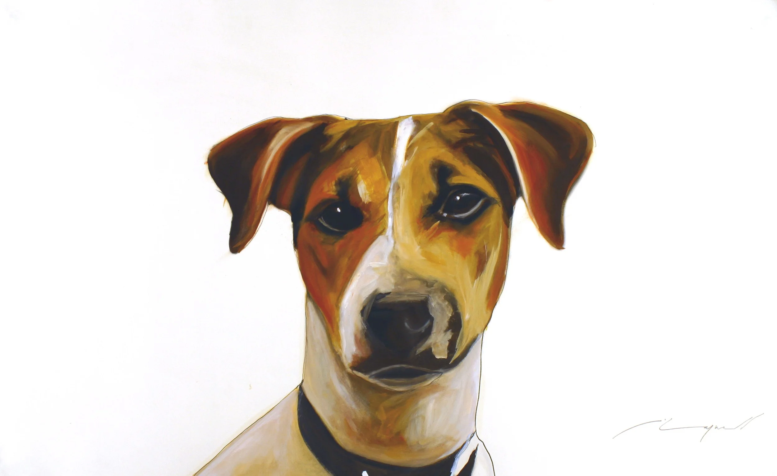 Oil on paper