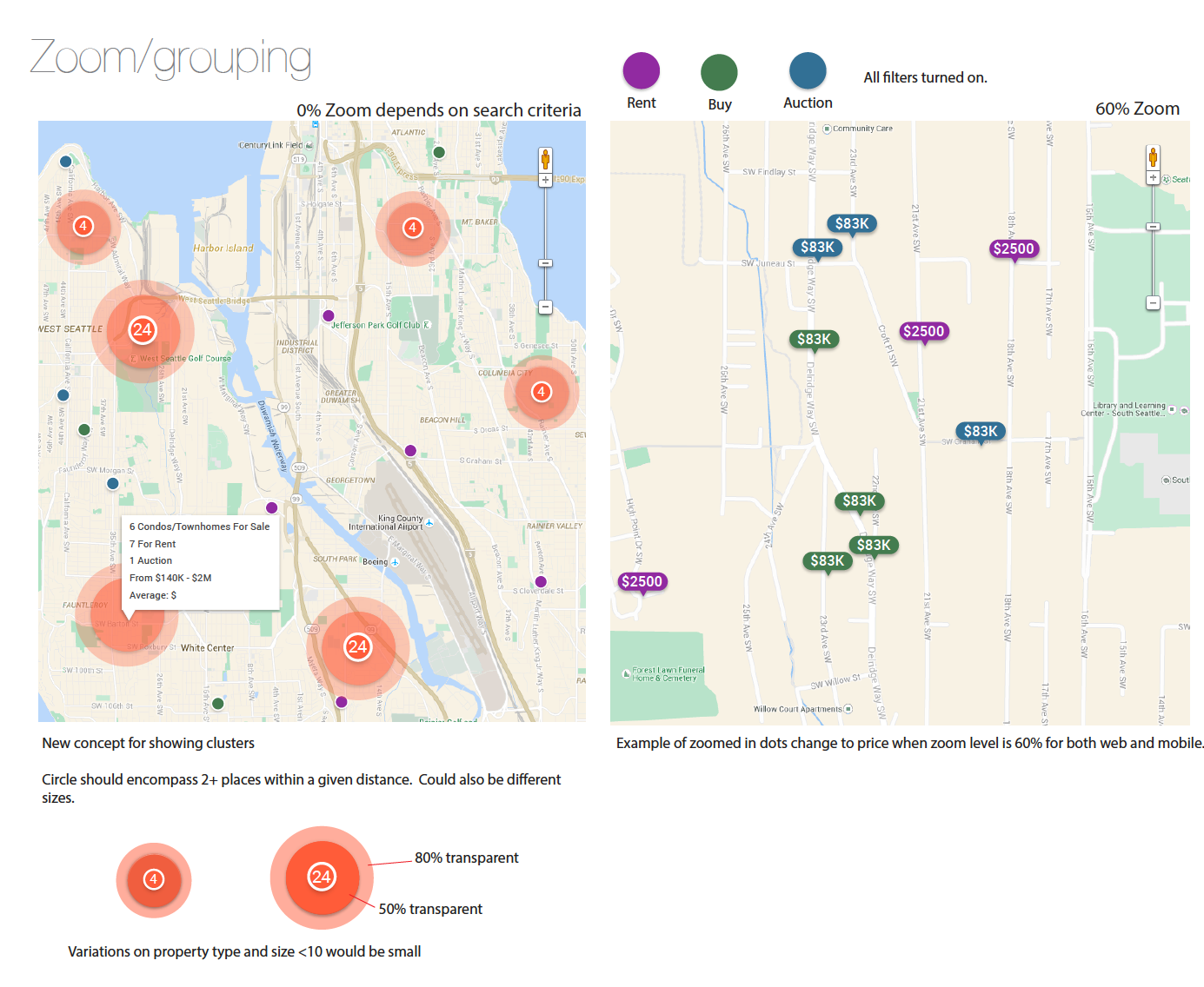 This is an example of a design for the website mapping function. This is also responsive.