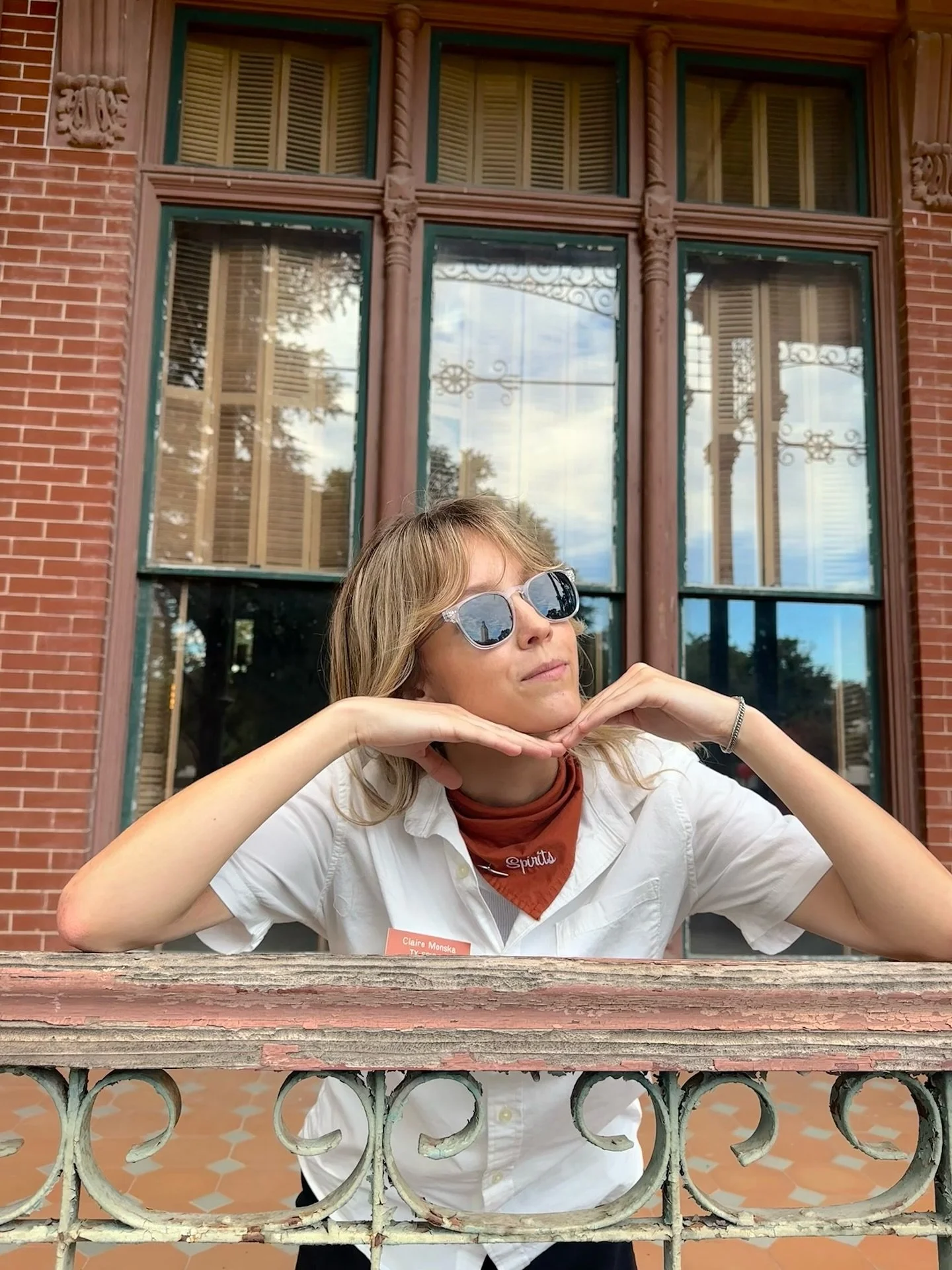 SPIRIT OF THE WEEK ⭐️ @clairemonska 

CLAIRE MY GHOULFRIEND. I first met Claire when she was a prospie and she was awkwardly laughing at my jokes, looking around for confirmation that I was doing a bit and not knowing if she should laugh or not. If I