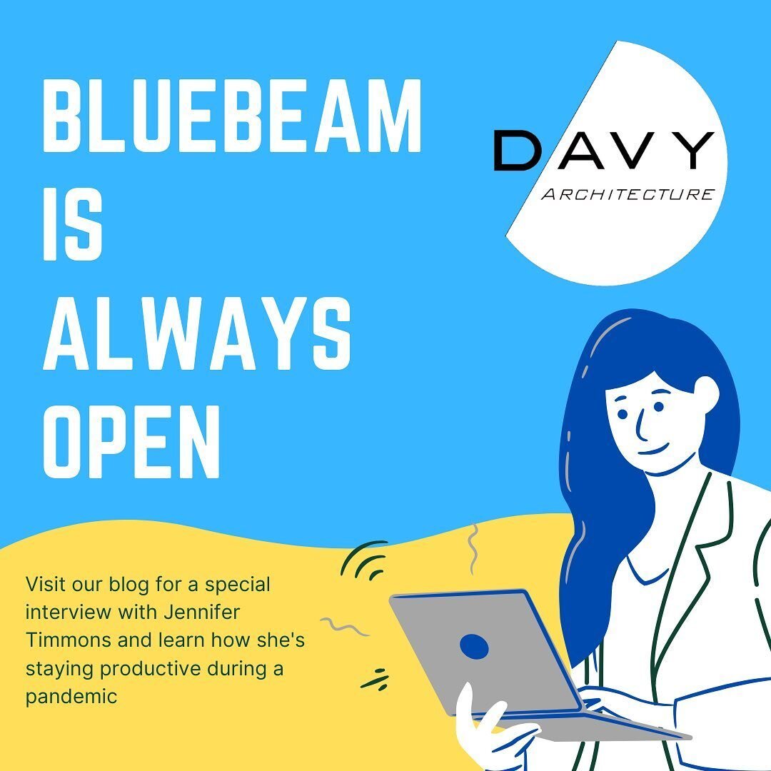 How are you staying productive as you #wfh? Visit our blog to learn how #bluebeam is helping Jennifer Timmons and #teamdavy stay productive during a pandemic. Link below or visit our website and scroll to our blog.

https://bit.ly/36HSn9n

#sanbug #b