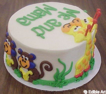 Animal Baby Shower Cake