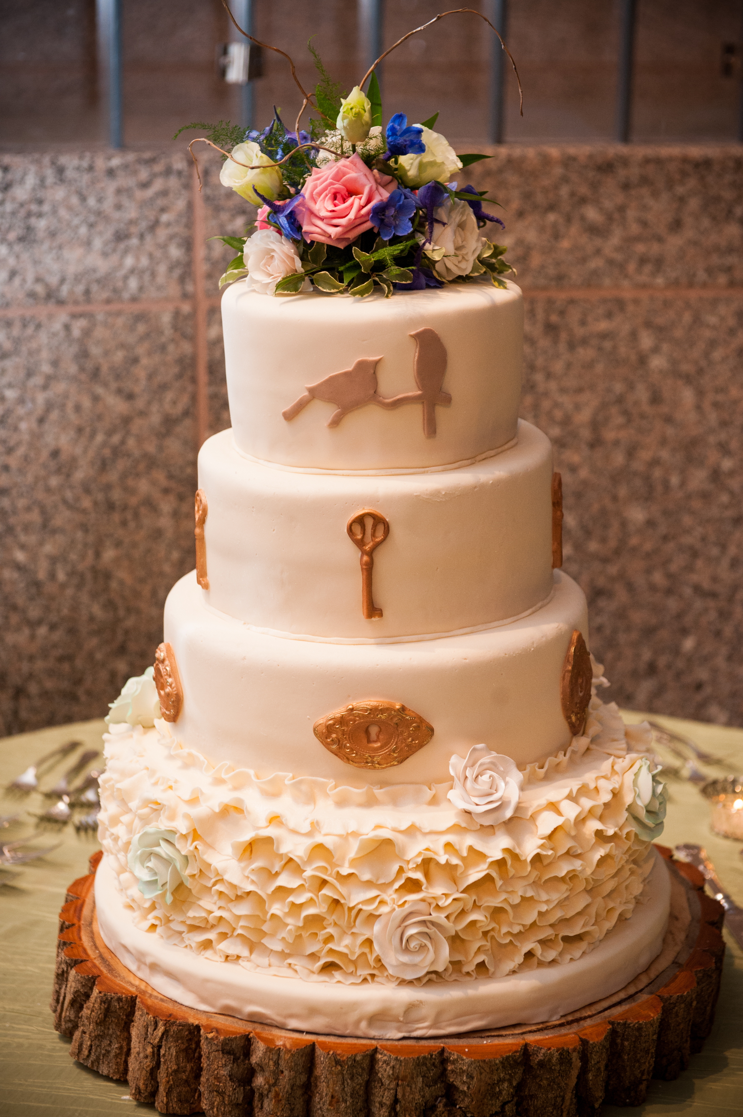 Ruffles Cake | Edible Art Bakery of Raleigh
