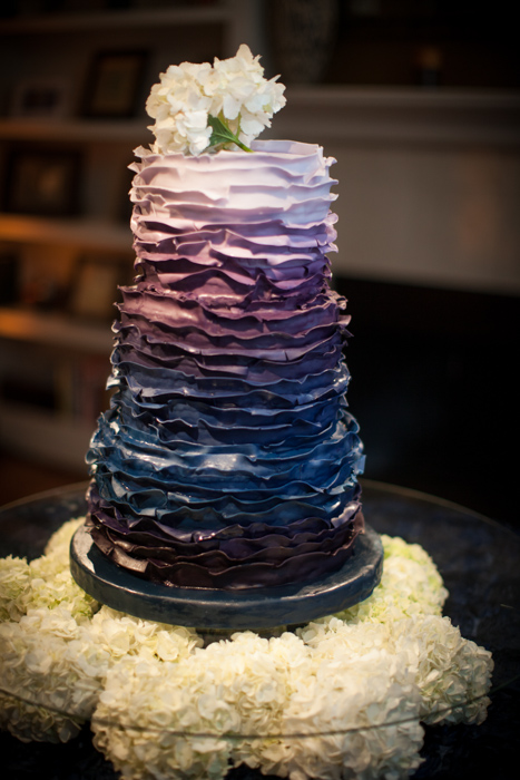 Purple Ruffles | Edible Art Bakery of Raleigh