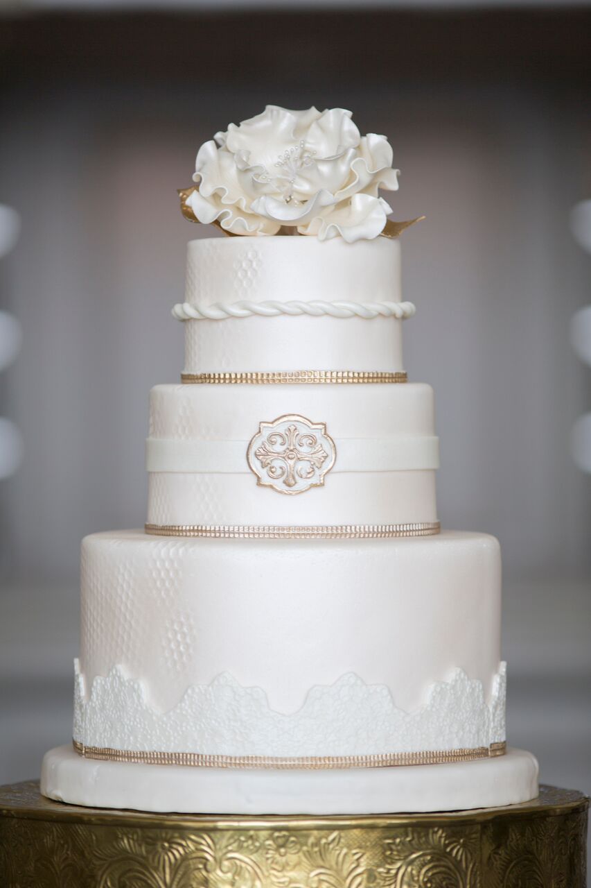 Edible Art Wedding Cake as seen in Weddings Magazine