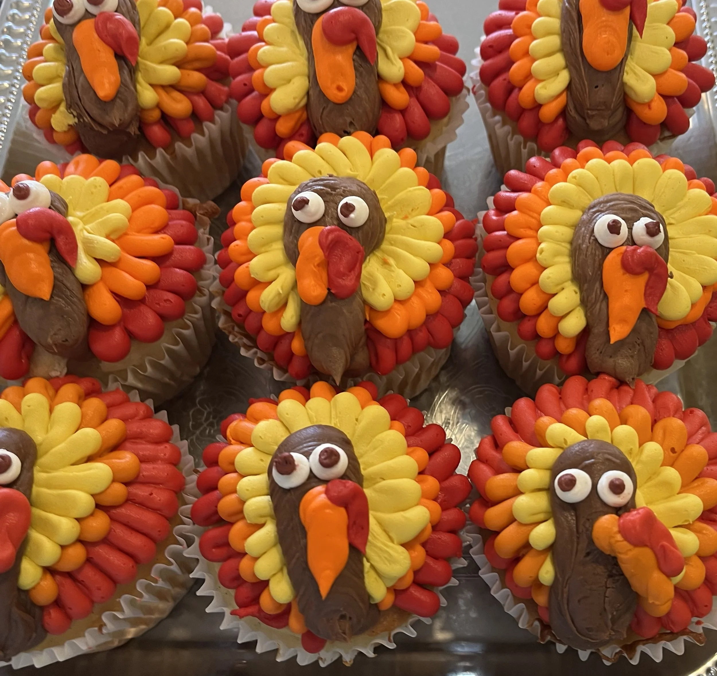turkey cupcakes