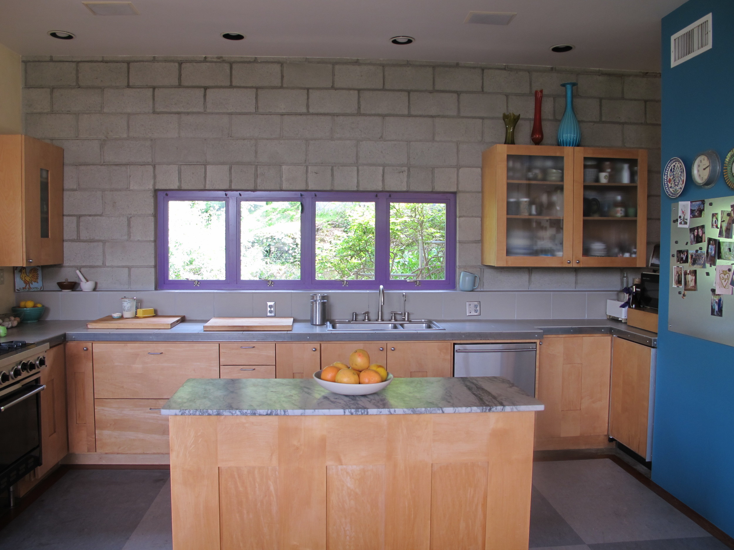my kitchen in calmer, cleaner times. 