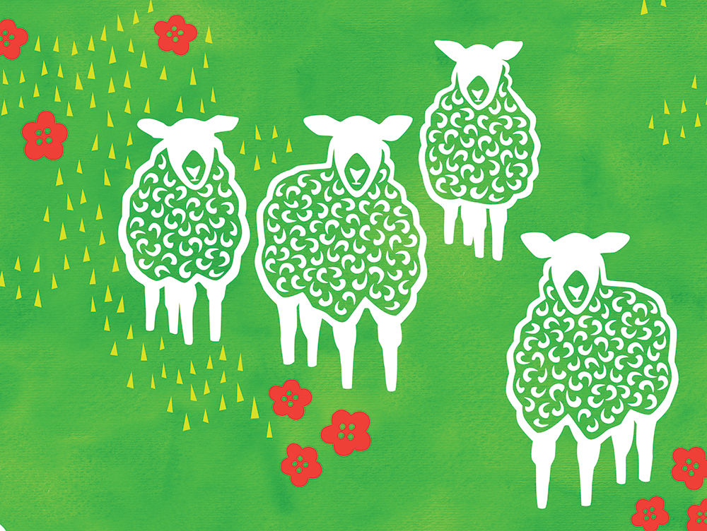 Wooly Friends Detail.