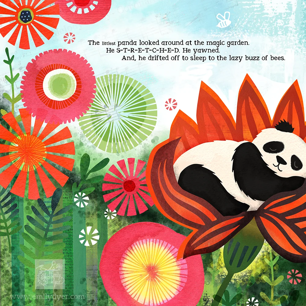 The Littlest Panda, detail, © 2015 Emily Dyer