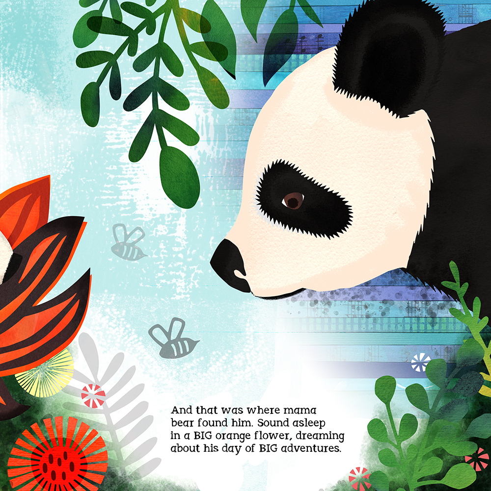 The Littlest Panda, detail, © 2015 Emily Dyer