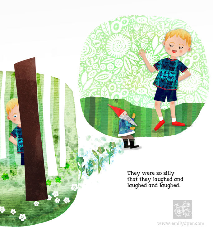 Win and the Nisse, detail, © 2015 Emily Dyer