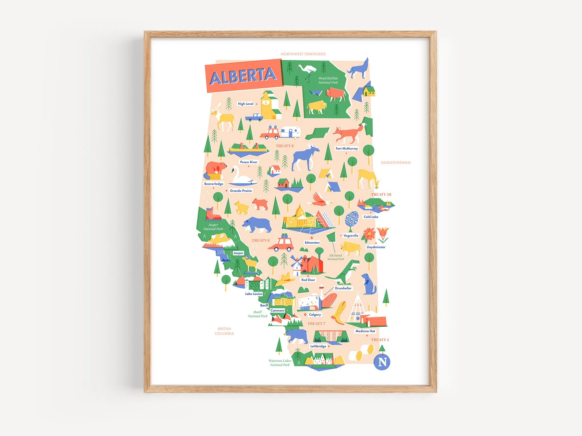 Alberta Map | Print