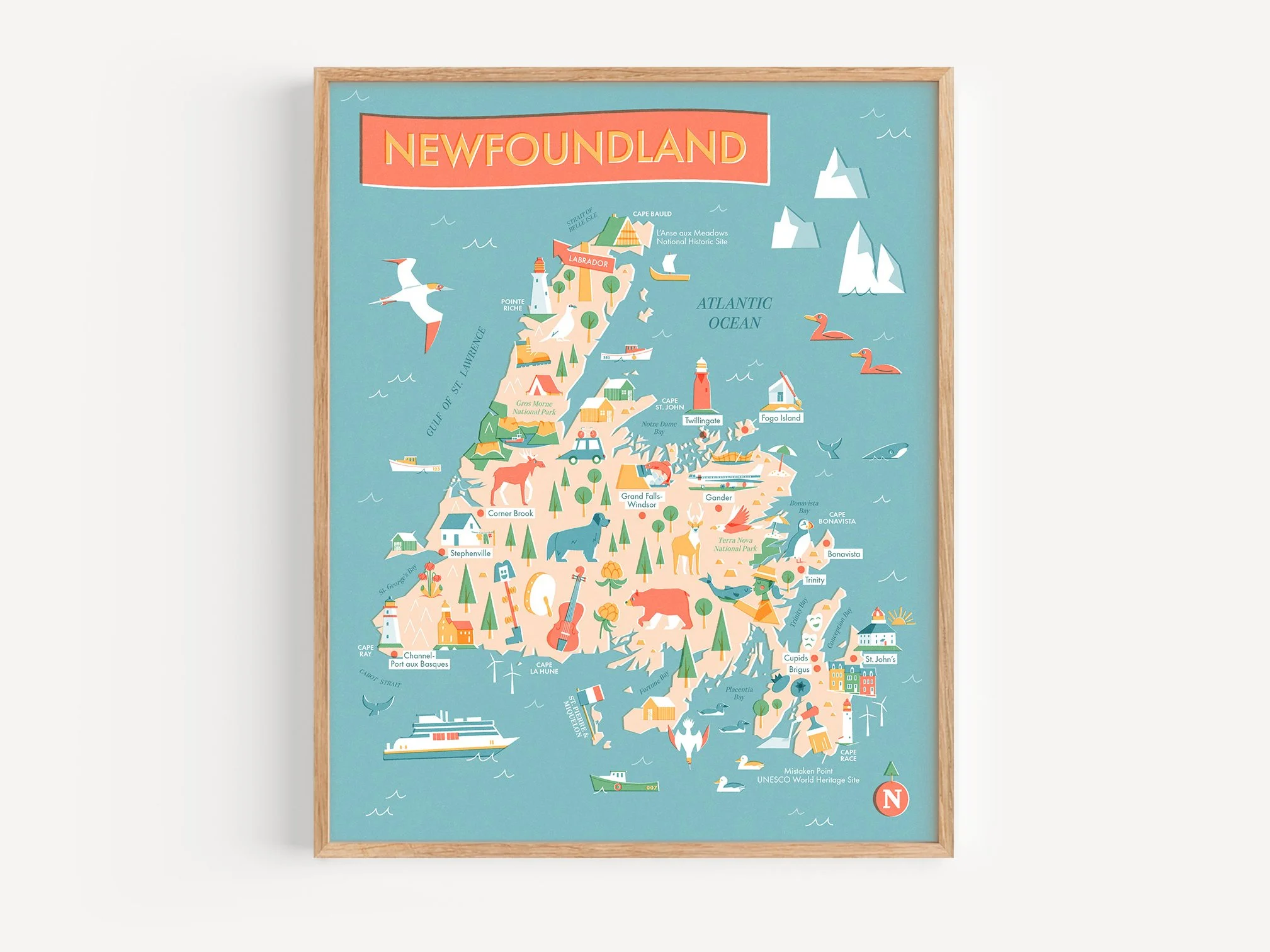 Newfoundland Map | Print