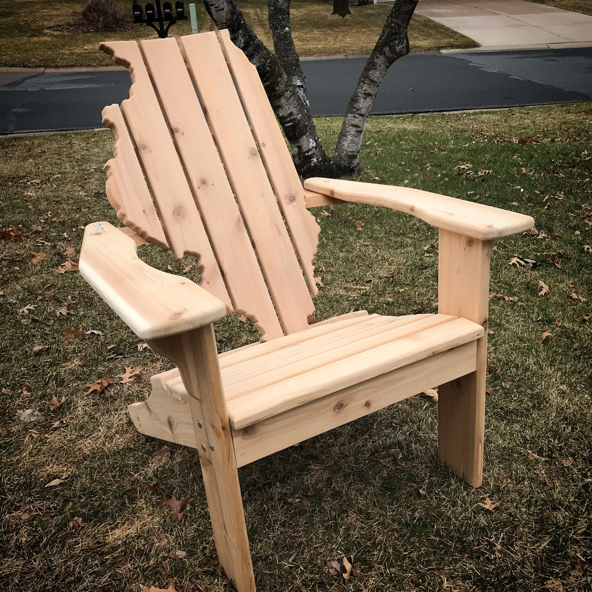   Illinois Adirondack - $305 (as shown - unfinished)  