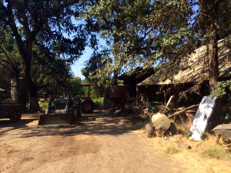 Touring the property. 