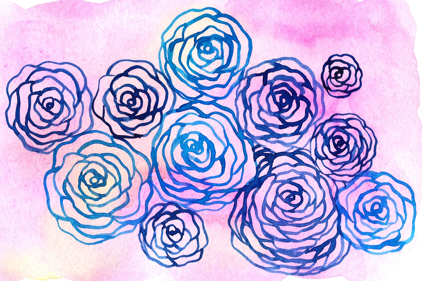 Blue Pink Roses _Maryam Gaber.jpg