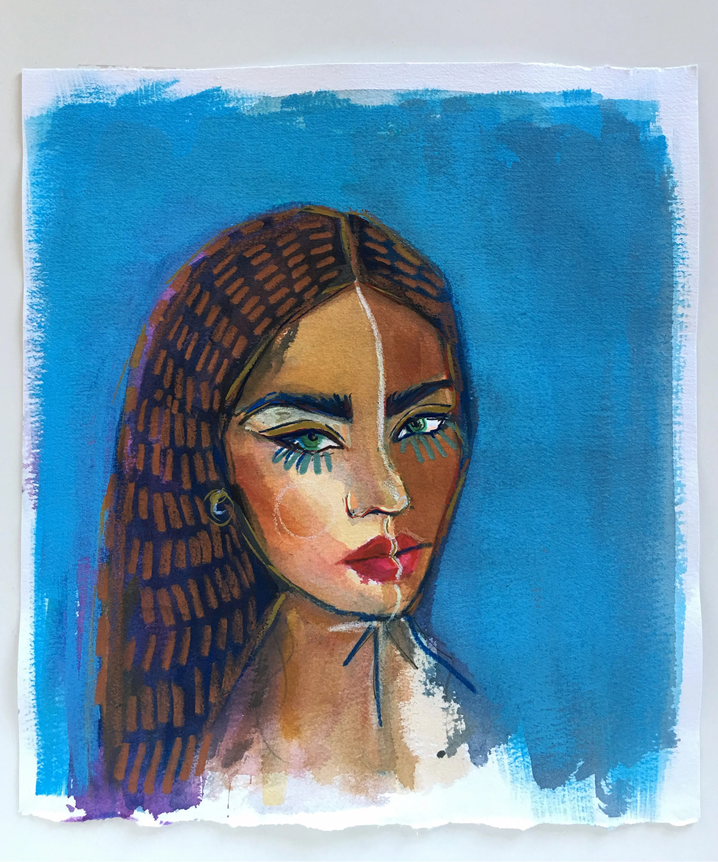 Maryam Gaber-Portrait-Watercolor-Queen3-2016-photo.jpg