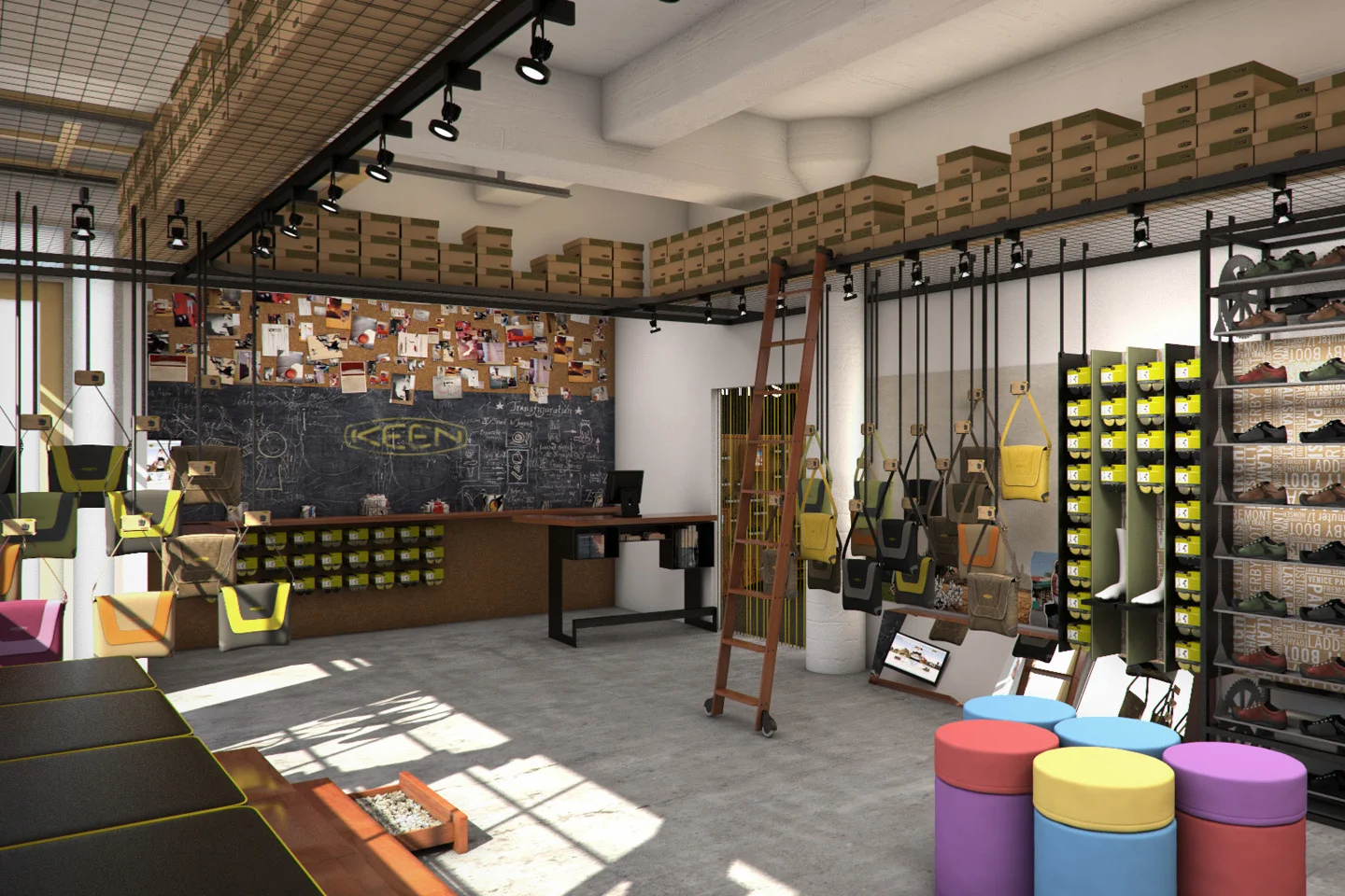 KEEN Footwear Garage