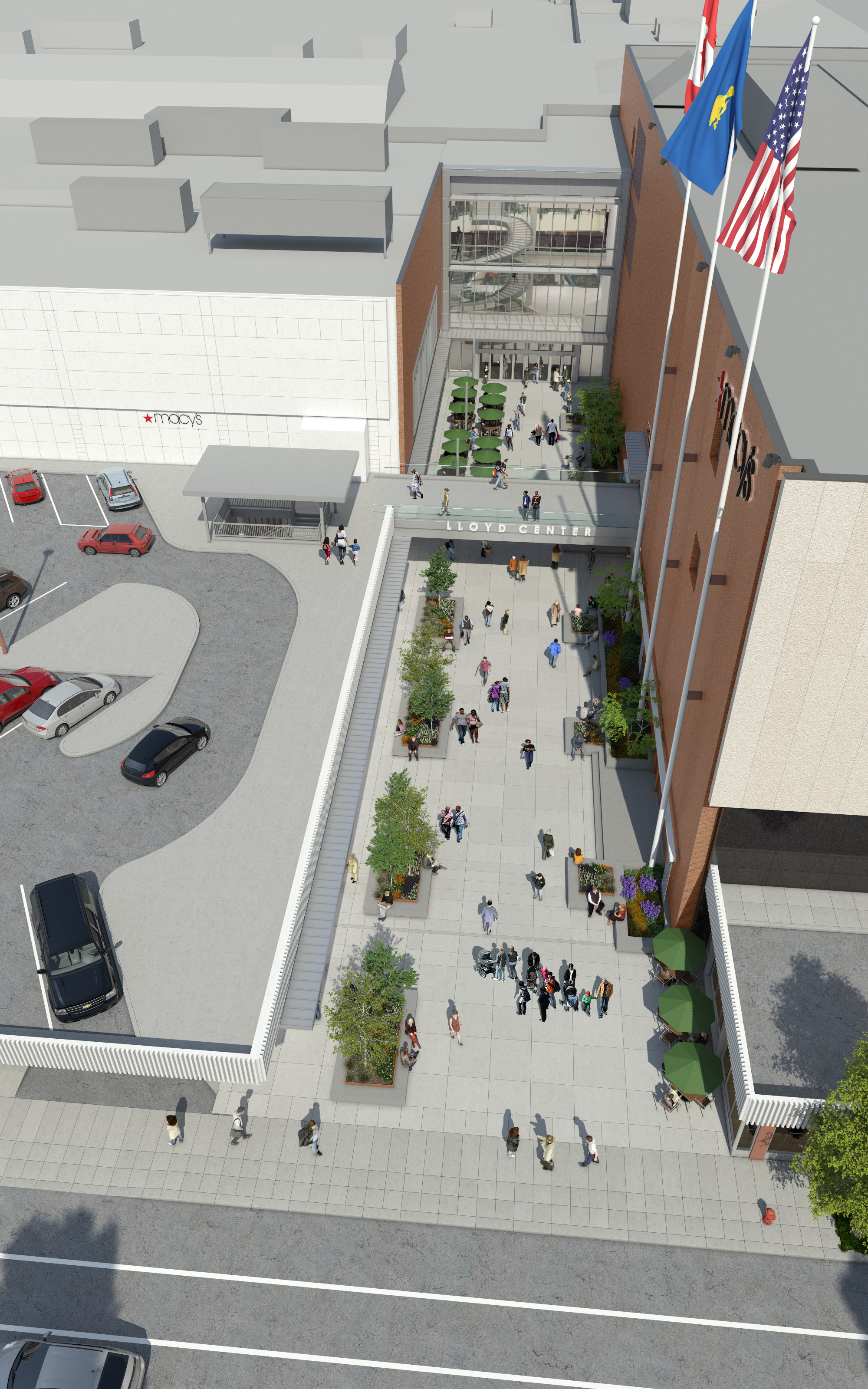 Lloyd Center - Holladay Park Entrance