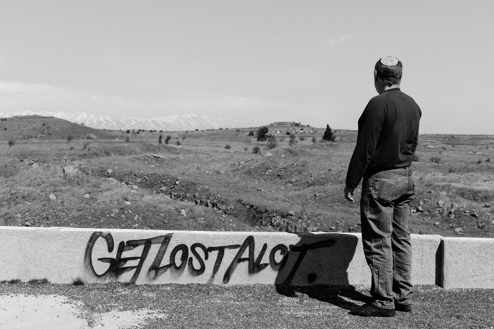 syrian border, golan heights, israel. israel collective