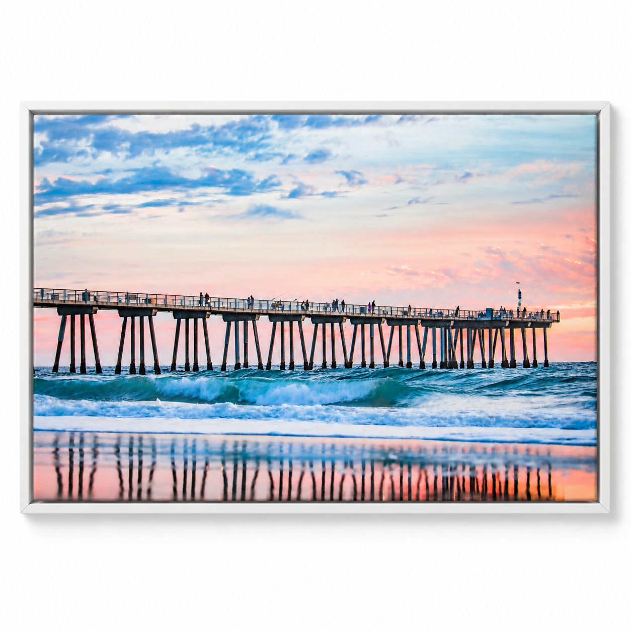White floater frame sunset pier-2.png