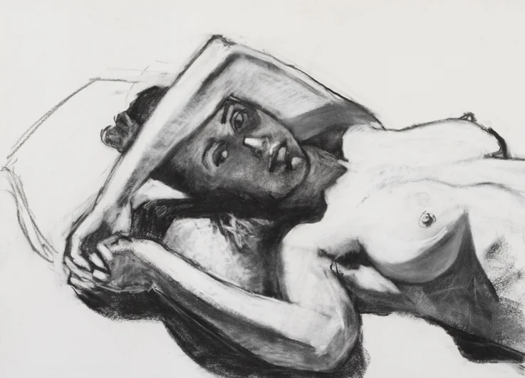 Rachelle reclining, 2010