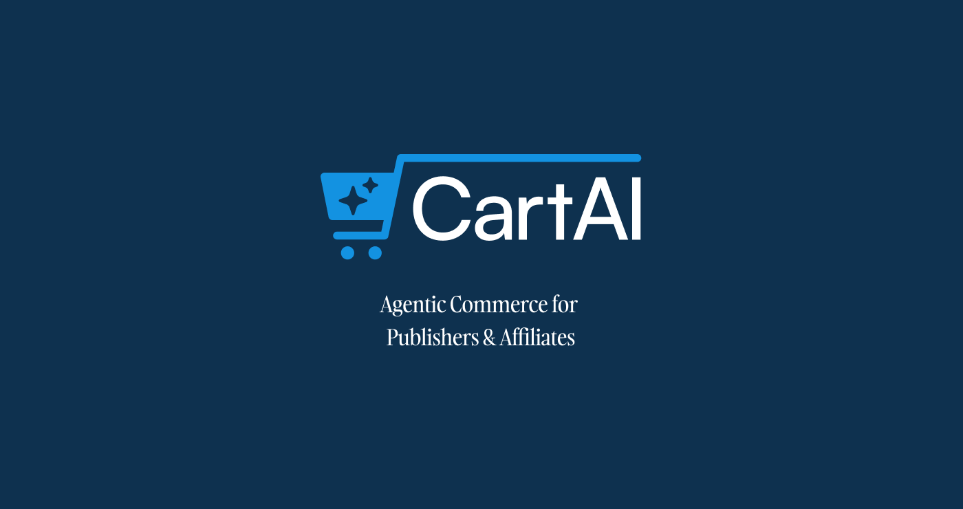 CartAI brand identity and website design for an AI-powered ecommerce checkout platform