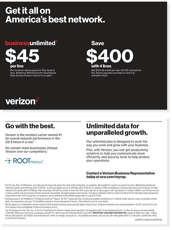 4. Features of Verizon B2B Service