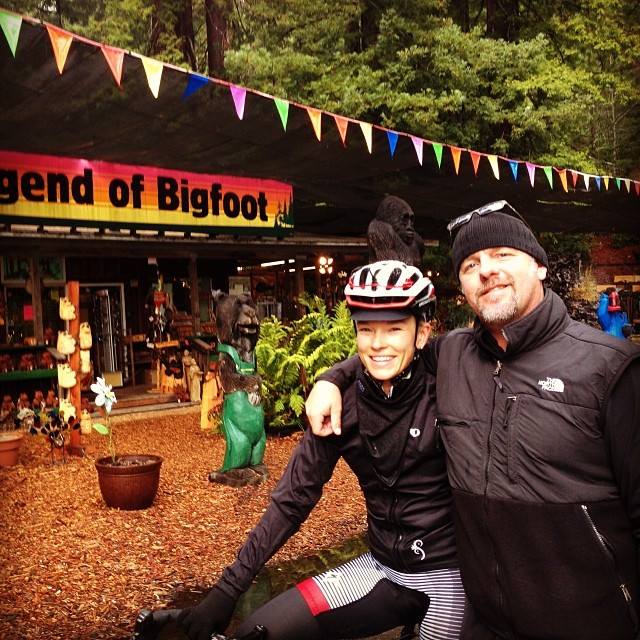 Me and my Dad at Bigfoots place!;) Loved having my Dad along for the adventure!