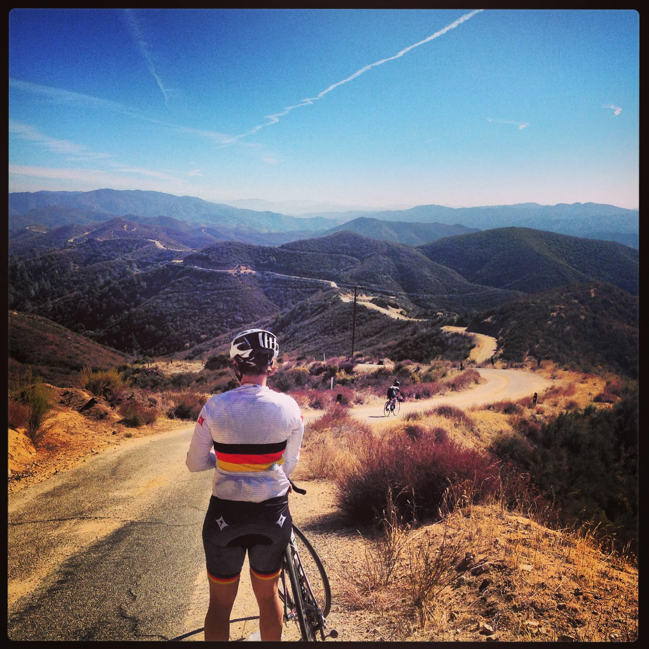 Near the top of Black Mountain, incredible views!