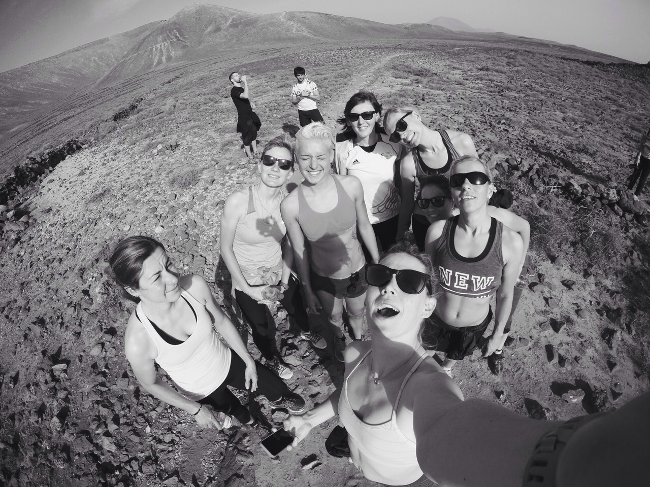 Team Selfie mid-hike! 