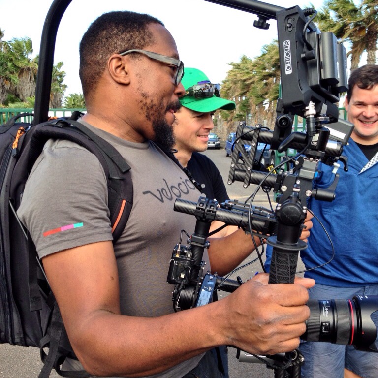Andre our super video master and his rig! I love this guy!