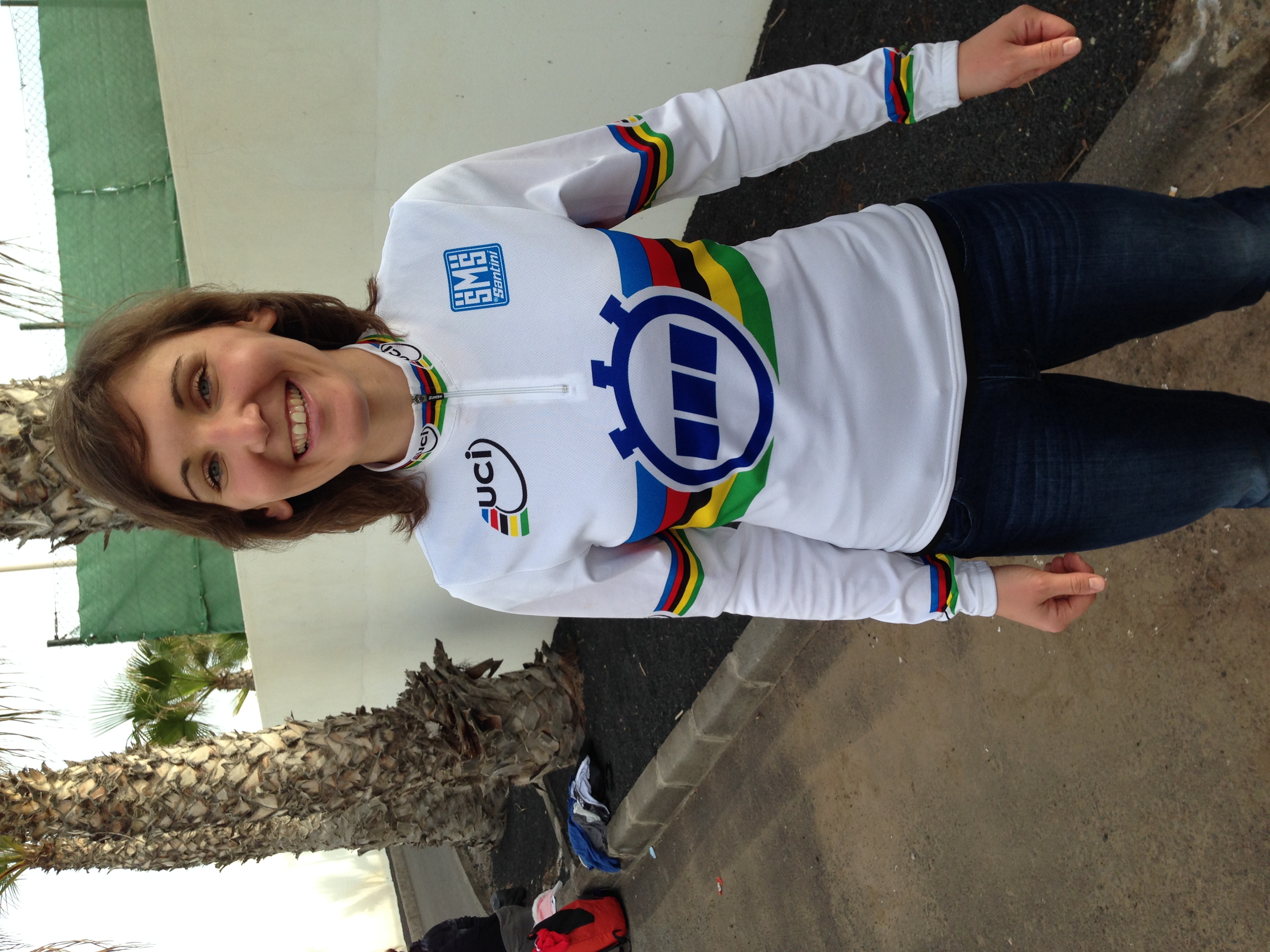 World Champ! :) Dang thats a sweet jersey!! 